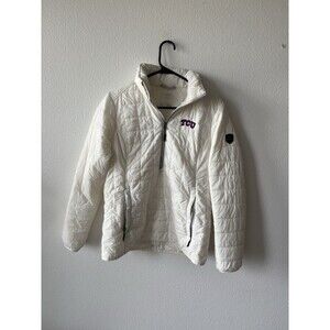 Cutter & Buck TCU Women's Hooded 1/2 Zip Jacket Lightweight CB WeatherTec